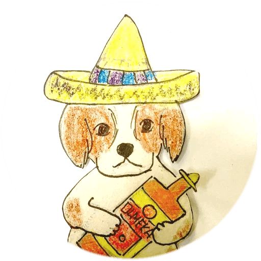 Sticker “Drinking dogs-6”
