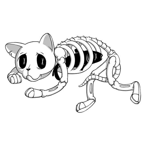 Sticker “Bony Cat-1”