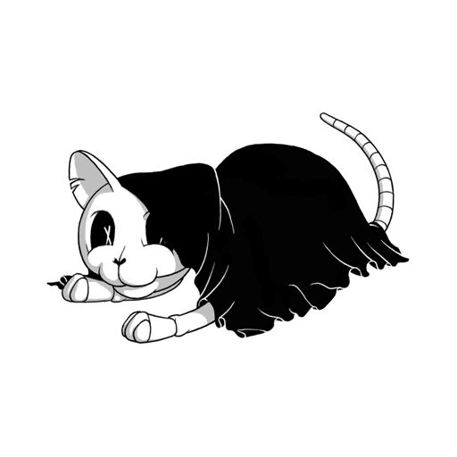 Sticker “Bony Cat-9”