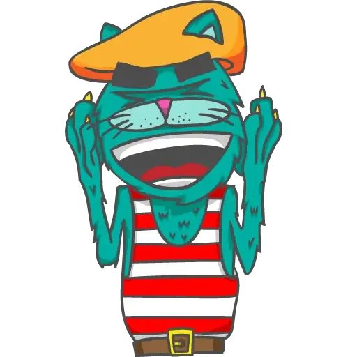 Sticker “Bouncing Cats-1”