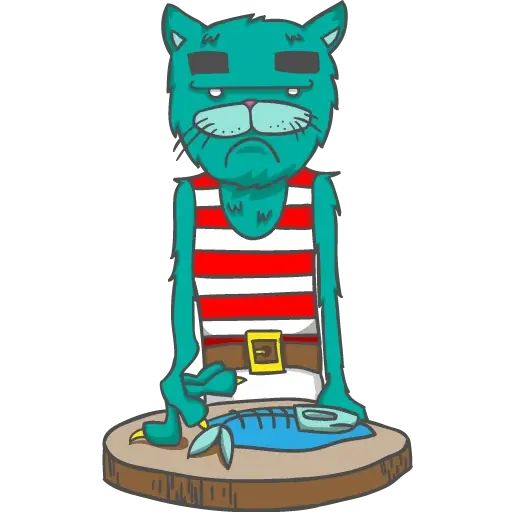 Sticker “Bouncing Cats-5”