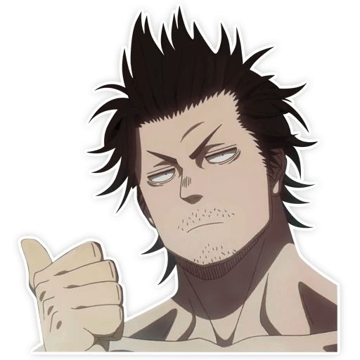 Sticker “Black clover-1”