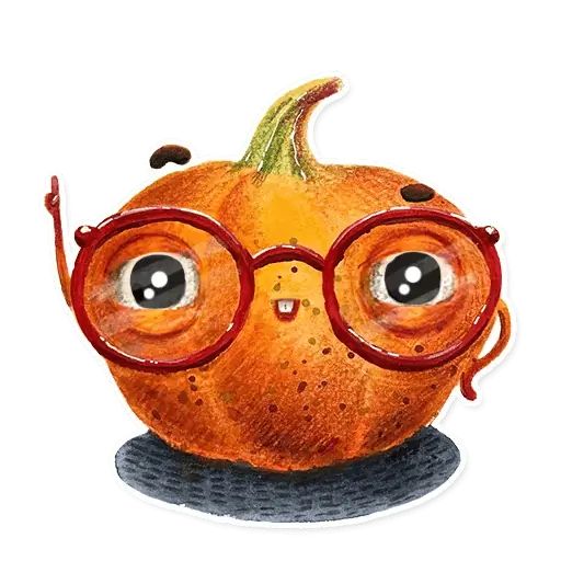 Sticker “Cute Pumpkins-11”