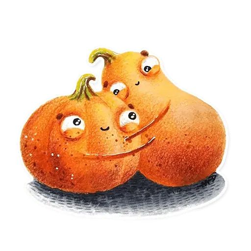 Sticker “Cute Pumpkins-9”