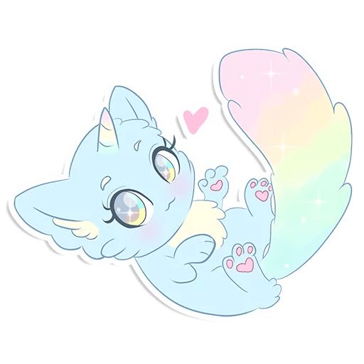 Sticker “Rainbow Cat-1”