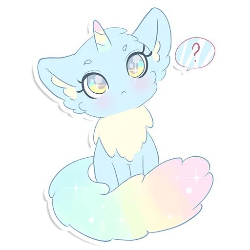 Sticker “Rainbow Cat-2”