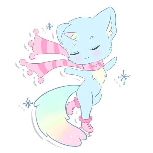 Sticker “Rainbow Cat-5”