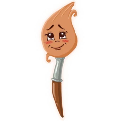 Sticker “Cute ART Brush-1”