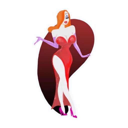 Sticker “Who Framed Roger Rabbit-6”