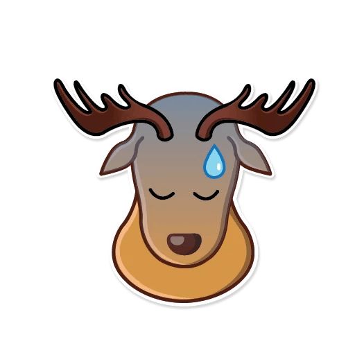 Sticker “Elk George-3”