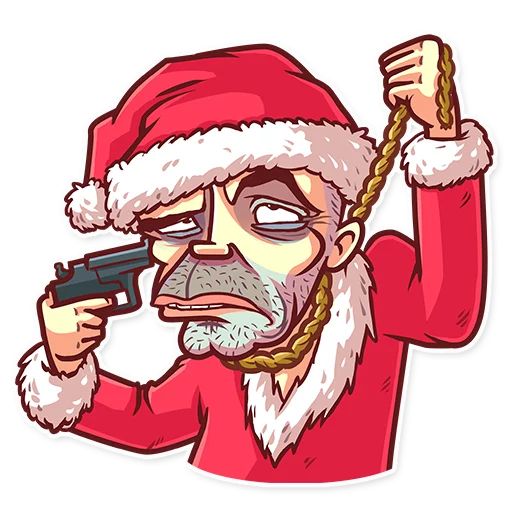 Sticker “Very Bad Santa-12”
