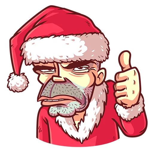 Sticker “Very Bad Santa-2”