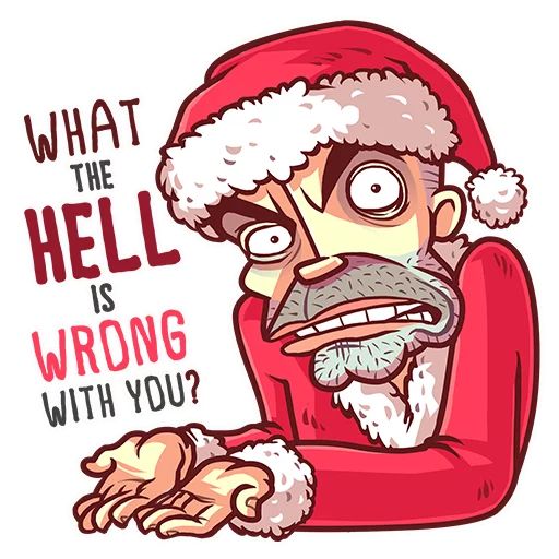 Sticker “Very Bad Santa-8”