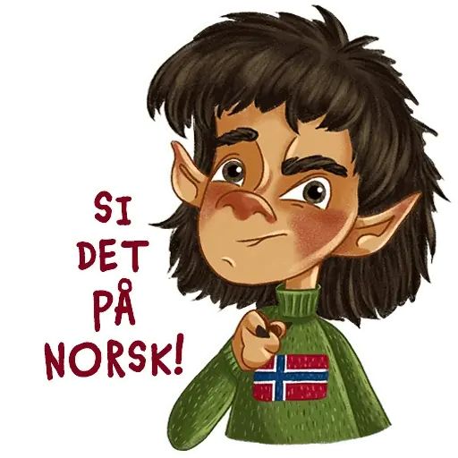 Sticker “Norsk Troll-12”