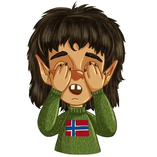 Sticker “Norsk Troll-2”