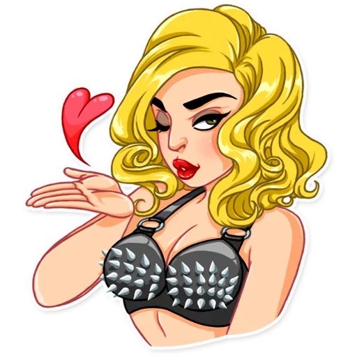 Sticker “Lady Gaga-2”