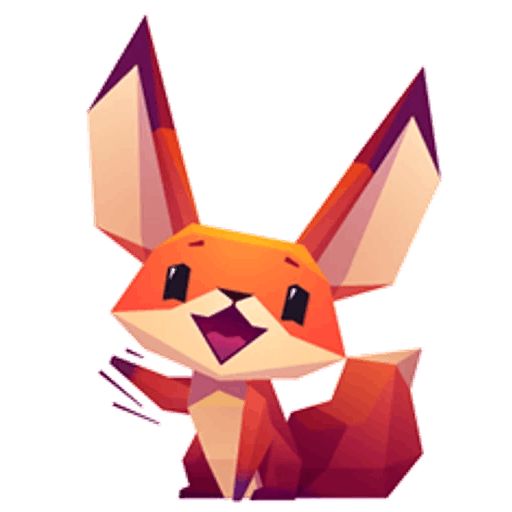 Sticker “Little Cute Fox-1”