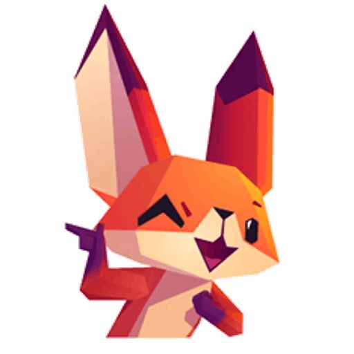 Sticker “Little Cute Fox-4”