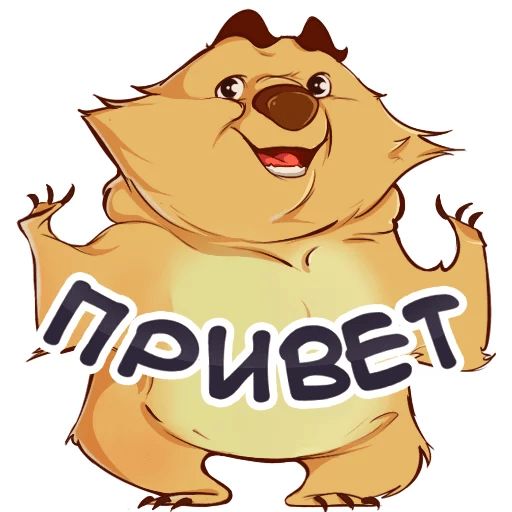 Стикер «Медведь Боб-1»