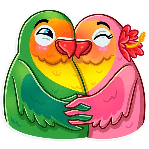 Sticker “Love Birds-10”
