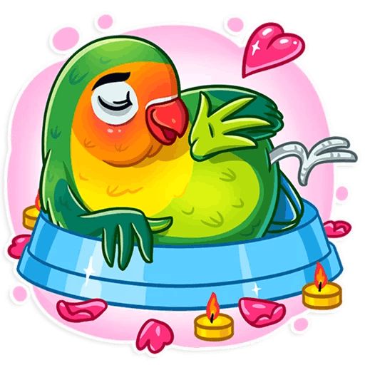 Sticker “Love Birds-2”