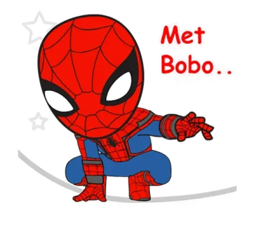 spiderman” stickers set for Telegram