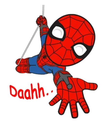 “spiderman” stickers set for Telegram