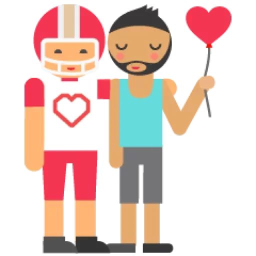 Sticker “Rainbow For People-4”