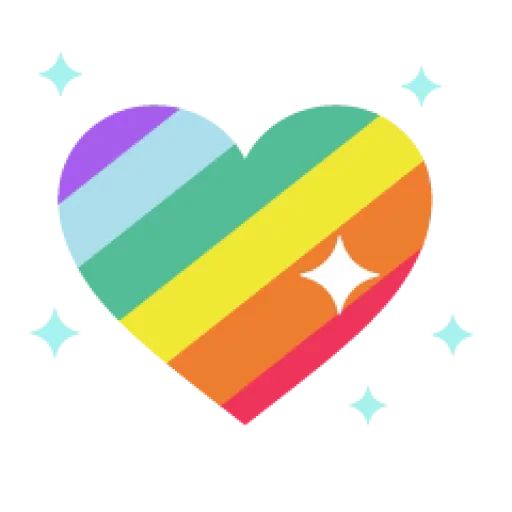 Sticker “Rainbow For People-5”