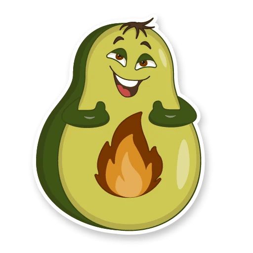 Sticker “Avocado Family-1”