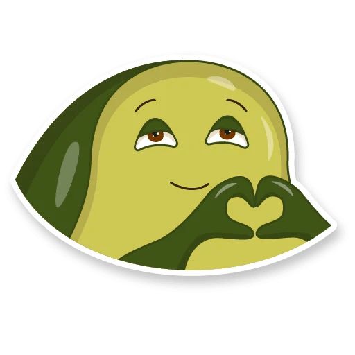 Sticker “Avocado Family-5”
