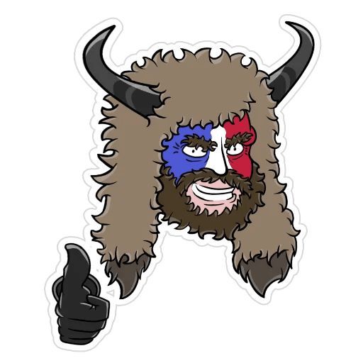 Sticker “Viking from Capitol-2”