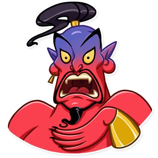 Sticker “Evil Genie-4”