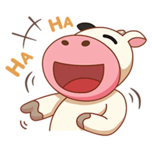 Sticker “Momo Cow-12”