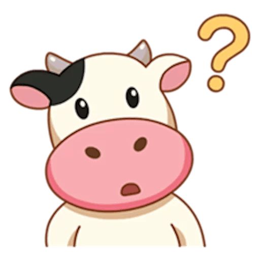 Sticker “Momo Cow-2”