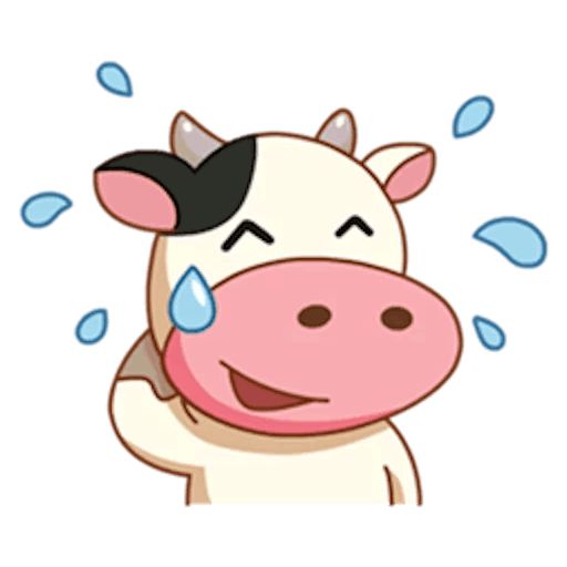 Sticker “Momo Cow-3”