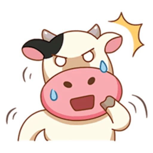 Sticker “Momo Cow-4”