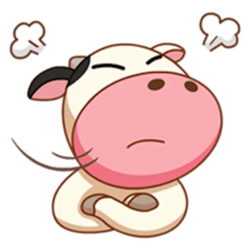 Sticker “Momo Cow-6”