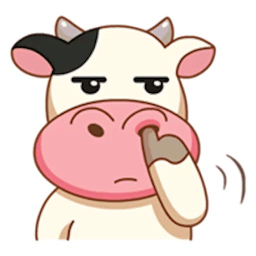 Sticker “Momo Cow-8”