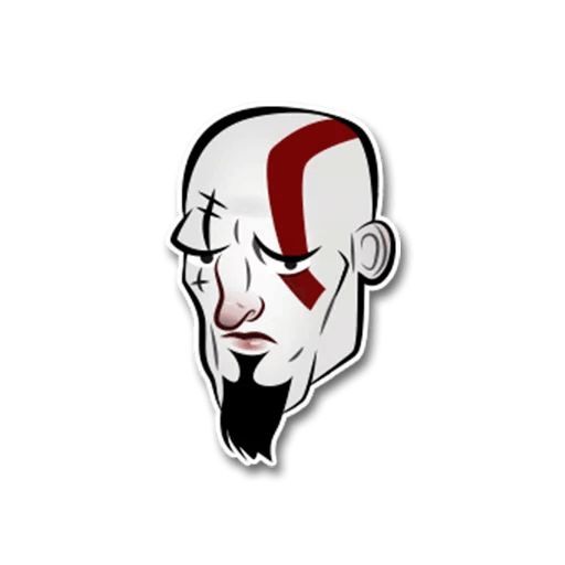 Sticker “God of War-12”