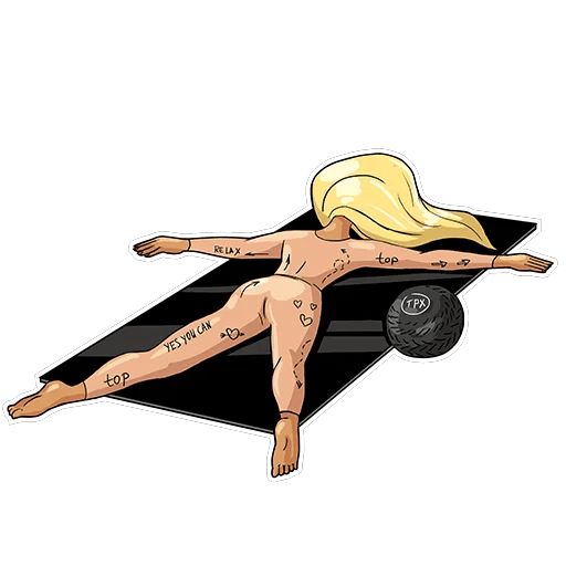 Sticker “Topstretching-8”