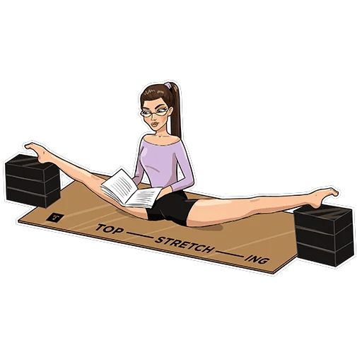 Sticker “Topstretching-9”