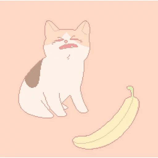 Sticker “Cat Gate Banana-3”