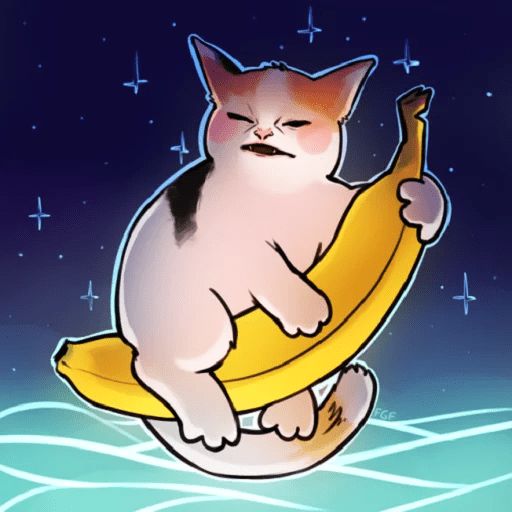 Sticker “Cat Gate Banana-5”