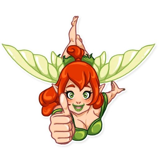 Sticker “Green Fairy-3”