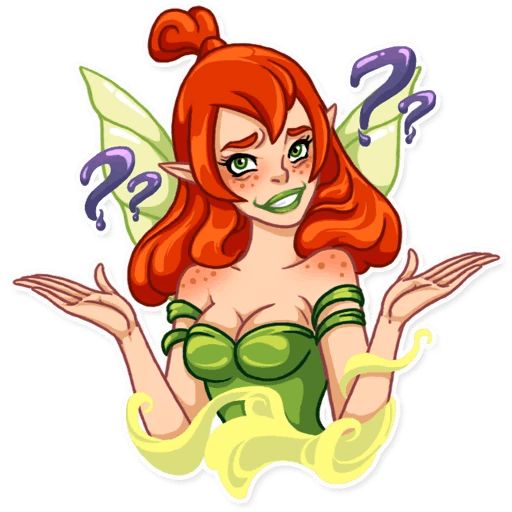 Sticker “Green Fairy-8”
