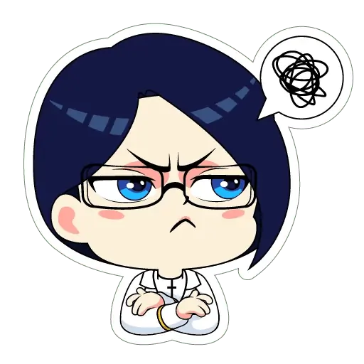 Telegram Sticker 😦 from «BLEACH» pack