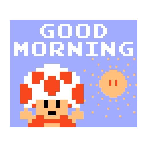 Sticker “Mario: 8 bit-1”