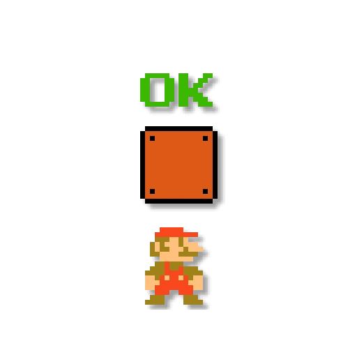 Sticker “Mario: 8 bit-10”