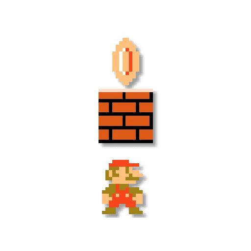 Sticker “Mario: 8 bit-11”